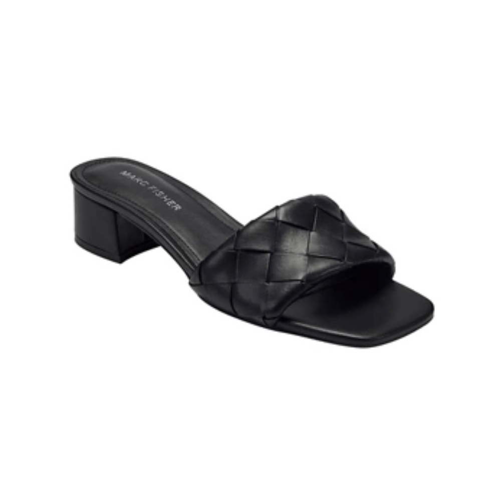 Marc Fisher woven slides